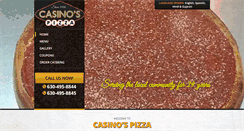Desktop Screenshot of casinospizza.com